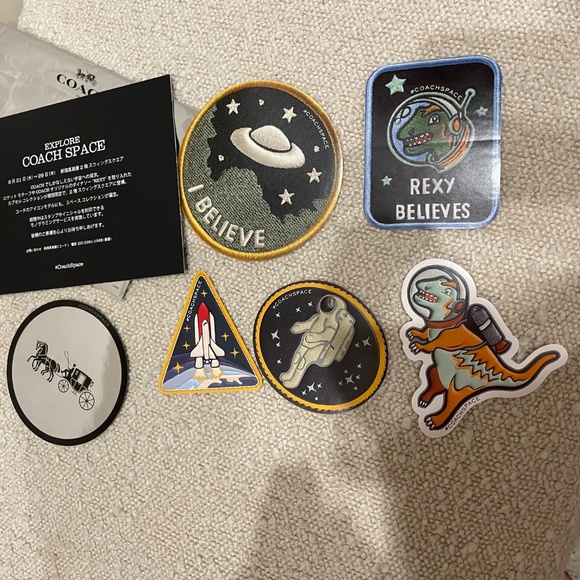 COACH X NASA Space Patches Stickers Japan Poster RARE - Picture 6 of 10